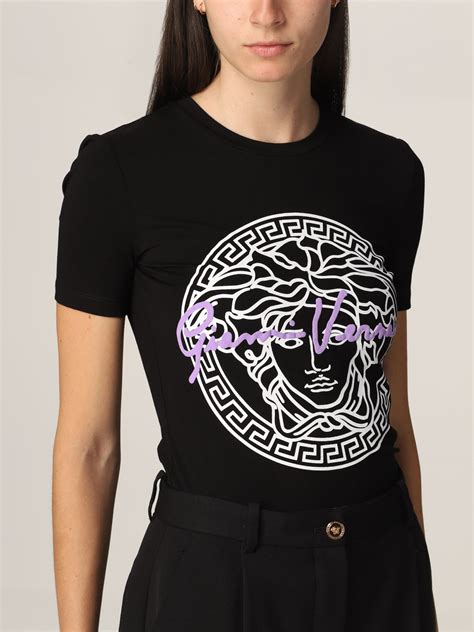 versace style womens shirt|versace t shirt women's sale.